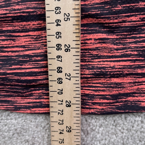 Under Armour Polo Shirt Mens Large Pink Black Heathered Iso Chill Performance - Picture 10 of 11